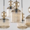 Elegancka lampa wisząca do salonu, styl glamour, szklane klosze 11043 TK Lighting