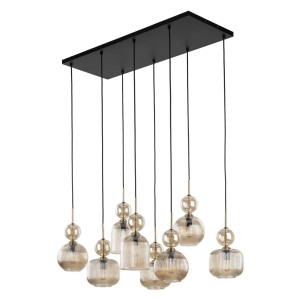 Lampa wisząca z 8 szklanymi kloszami do klasycznego salonu 11045 TK Lighting