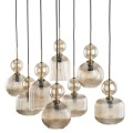 Lampa wisząca z 8 szklanymi kloszami do klasycznego salonu 11045 TK Lighting