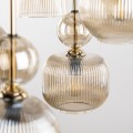 Lampa wisząca z 8 szklanymi kloszami do klasycznego salonu 11045 TK Lighting