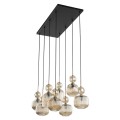 Lampa wisząca z 8 szklanymi kloszami do klasycznego salonu 11045 TK Lighting