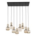 Lampa wisząca z 8 szklanymi kloszami do klasycznego salonu 11045 TK Lighting