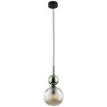 Lampa wisząca do wnętrz gmalour, zielono-czarna szklana 11145 TK Lighting