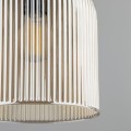 Stylowa lampa wisząca z klasycznym szklanym, ryflowanym kloszem 11146 TK Lighting