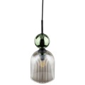 Stylowa lampa wisząca z klasycznym szklanym, ryflowanym kloszem 11146 TK Lighting