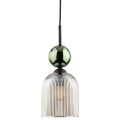 Stylowa lampa wisząca z klasycznym szklanym, ryflowanym kloszem 11146 TK Lighting
