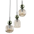 Lampa wisząca do eleganckich wnętrz szklane dzwoneczkowe klosze 11148 TK Lighting
