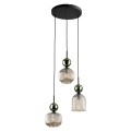 Lampa wisząca do eleganckich wnętrz szklane dzwoneczkowe klosze 11148 TK Lighting