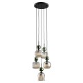 Lampa wisząca do salonu, 5 szklanych kloszy na E14 11149 TK Lighting