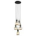 Lampa wisząca do salonu, 5 szklanych kloszy na E14 11149 TK Lighting