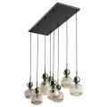 Lampa wisząca, 8 eleganckich szklanych kloszy, gwint E14 11151 TK Lighting
