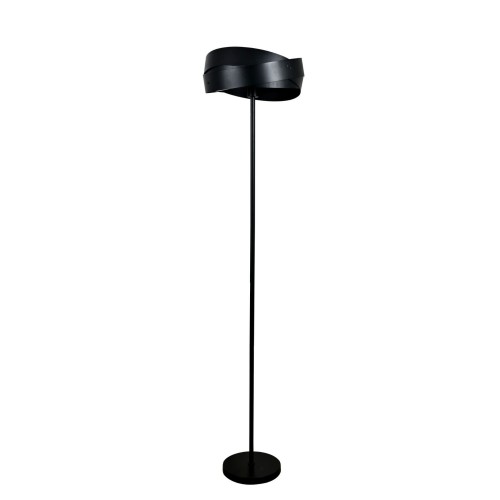 Podłogowa lampa stojąca czarna 155cm z designerskim kloszem, 6985 TK Lighting