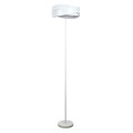 Podłogowa lampa stojąca biała 155cm z nowoczesnym kloszem 1xE27 6986 TK Lighting