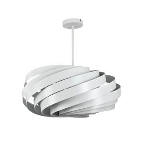 Lampa sufitowa biała designerski klosz, do jadalni nad stół 6136 TK Lighting