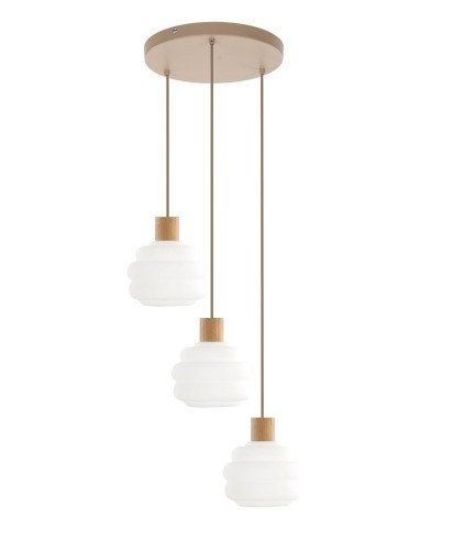 Lampa wisząca MELIA gwint E27 moc 15W styl klasyczny szklany klosz | sabia 11200 TK lighting