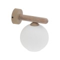 Kinkiet w stylu skandynawskim z kloszem z ryflowanego szkła 11077 TK Lighting