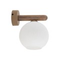 Kinkiet w stylu skandynawskim z kloszem z ryflowanego szkła 11077 TK Lighting