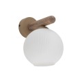 Kinkiet w stylu skandynawskim z kloszem z ryflowanego szkła 11077 TK Lighting