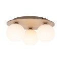 Lampa sufitowa ze szklanymi, białymi kloszami VIRLO WHITE 3xE14 11078 TK Lighting