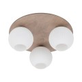 Lampa sufitowa ze szklanymi, białymi kloszami VIRLO WHITE 3xE14 11078 TK Lighting