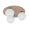Lampa sufitowa ze szklanymi, białymi kloszami VIRLO WHITE 3xE14 11078 TK Lighting