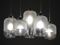 Lampa wisząca MARCO gwint E27 moc 15W styl nowoczesny szklany klosz | biały 3359 TK lighting
