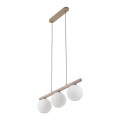 Minimalistyczna lampa wisząca z ryflowanymi kloszami na listwie 11079 TK Lighting
