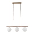 Minimalistyczna lampa wisząca z ryflowanymi kloszami na listwie 11079 TK Lighting