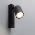 Kinkiet do sypialni z ruchomym kloszem i włącznikiem czarny Lighting 11364 TK Lighting