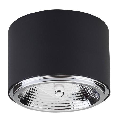 Oprawa natynkowa spot czarny okrągła tuba MORIS BLACK 3366 TK Lighting