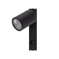 Kinkiet do sypialni z ruchomym kloszem i włącznikiem czarny Lighting 11364 TK Lighting