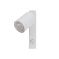 Biały kinkiet z włącznikiem do sypialni NEX WHITE 11365 TK Lighting