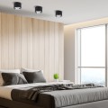 Oprawa natynkowa spot czarny okrągła tuba MORIS BLACK 3366 TK Lighting