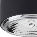 Oprawa natynkowa spot czarny okrągła tuba MORIS BLACK 3366 TK Lighting