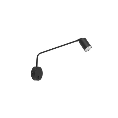 Czarny kinkiet do sypialni z włącznikiem i długim ramieniem 11361 TK Lighting