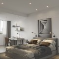 Czarny kinkiet do sypialni z włącznikiem i długim ramieniem 11361 TK Lighting