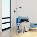 Czarny kinkiet do sypialni z włącznikiem i długim ramieniem 11361 TK Lighting