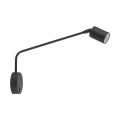Czarny kinkiet do sypialni z włącznikiem i długim ramieniem 11361 TK Lighting