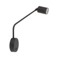 Czarny kinkiet do sypialni z włącznikiem i długim ramieniem 11361 TK Lighting