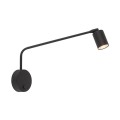 Czarny kinkiet do sypialni z włącznikiem i długim ramieniem 11361 TK Lighting