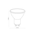 ŻARÓWKA GU10 5W COOL WHITE 4000 K 3577 TK Lighting