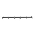 Czarna długa listwa sufitowa z reflektorkami 127cm nad stół 11370 TK Lighting