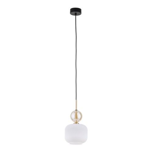 Lampa wisząca SOPHIA gwint E14 moc 10W styl glamour szklany klosz | czarny 11589 TK lighting