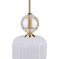 Lampa wisząca SOPHIA gwint E14 moc 10W styl glamour szklany klosz | czarny 11589 TK lighting