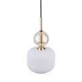 Lampa wisząca SOPHIA gwint E14 moc 10W styl glamour szklany klosz | czarny 11589 TK lighting