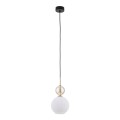 Pojedyncza lampa wisząca ze szklanym, kulistym kloszem 11589 11590 TK Lighting