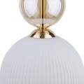 Pojedyncza lampa wisząca ze szklanym, kulistym kloszem 11589 11590 TK Lighting