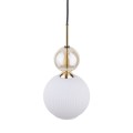 Pojedyncza lampa wisząca ze szklanym, kulistym kloszem 11589 11590 TK Lighting
