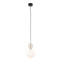 Pojedyncza lampa wisząca ze szklanym, kulistym kloszem 11589 11590 TK Lighting
