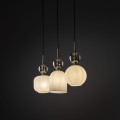 Lampa wisząca na listwie ze szklanymi, ryflowanymi kloszami 11591 TK Lighting